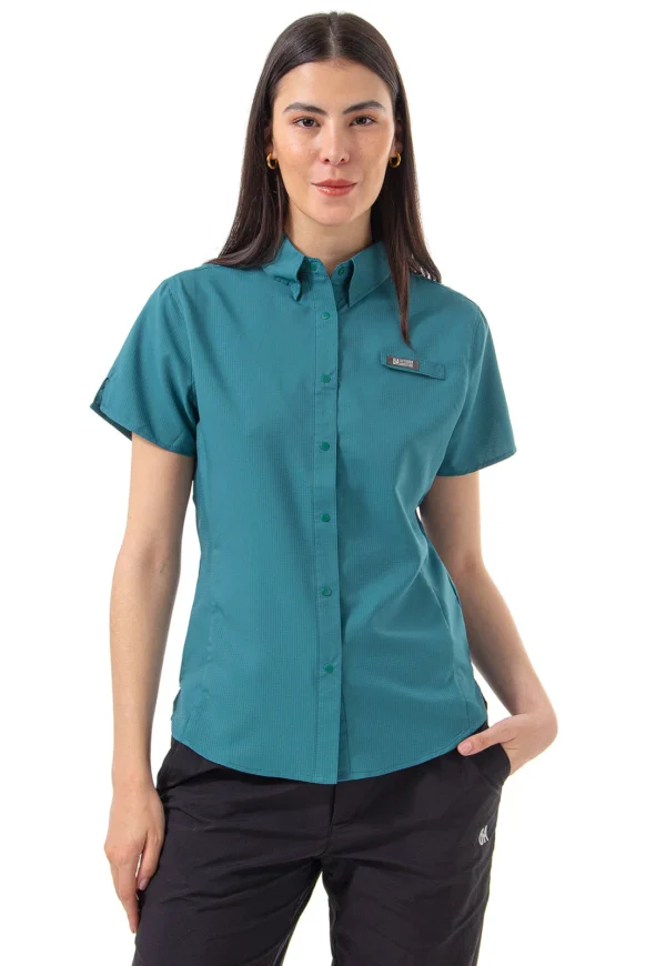 CAMISA MUJER SAMARA MANGA CORTA / OUTDOOR ADVENTURE